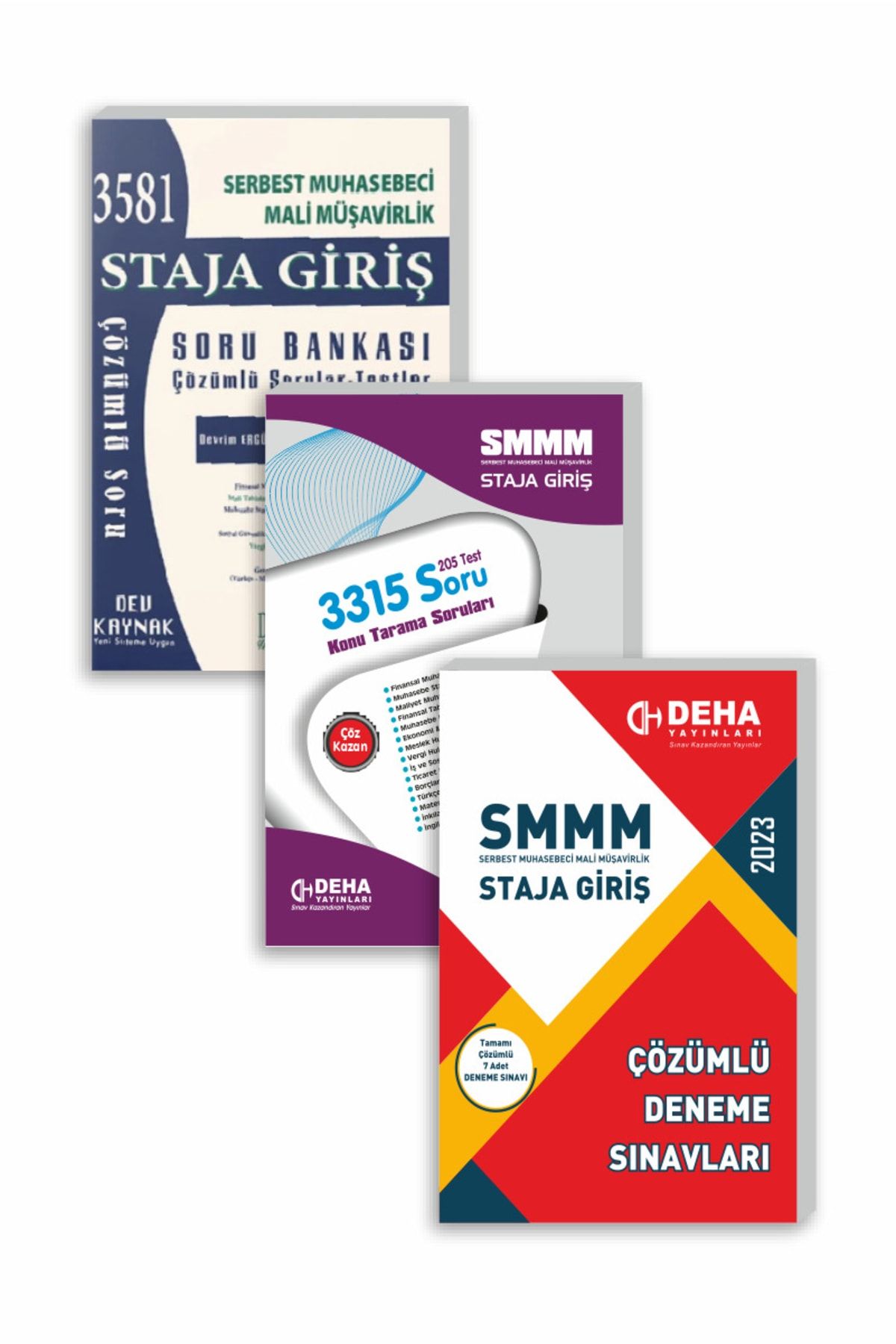 Deha Yayınları Smmm Staja Giriş Sınavına Hazırlık Çözümlü Soru Bankası-deneme Kitabı-konu Tarama Testleri Kitabı