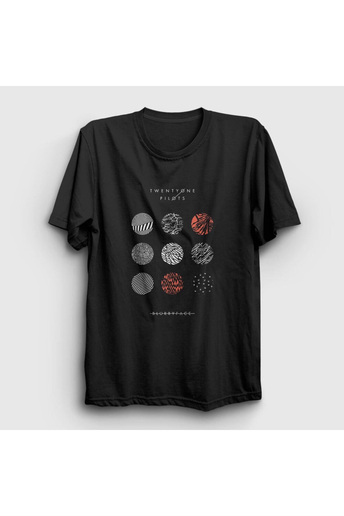 Presmono Unisex Siyah Blurryface Twenty One Pilots T-shirt 119340tt