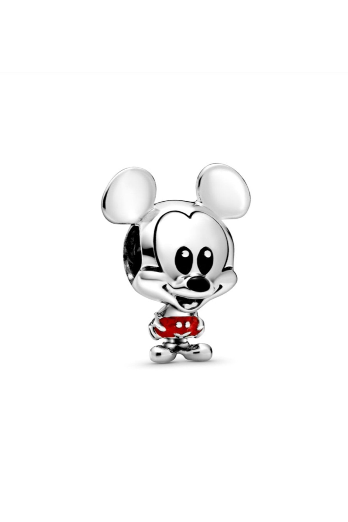 Lines Bijuteri Disney Kırmızı Pantolonlu Mickey Mouse 925 Ayar Günüş Charm