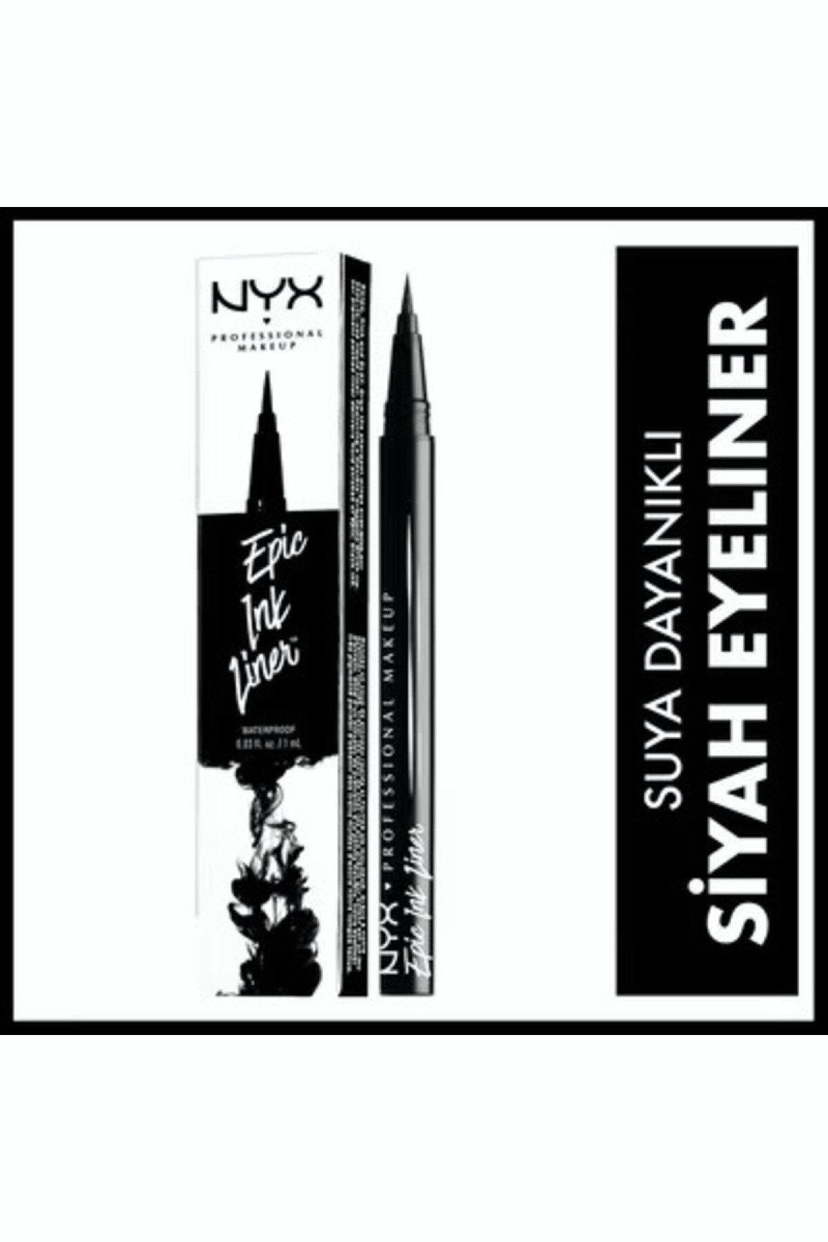 NYX Professional Makeup Professional Makeup Epic Ink Liner Siyah
