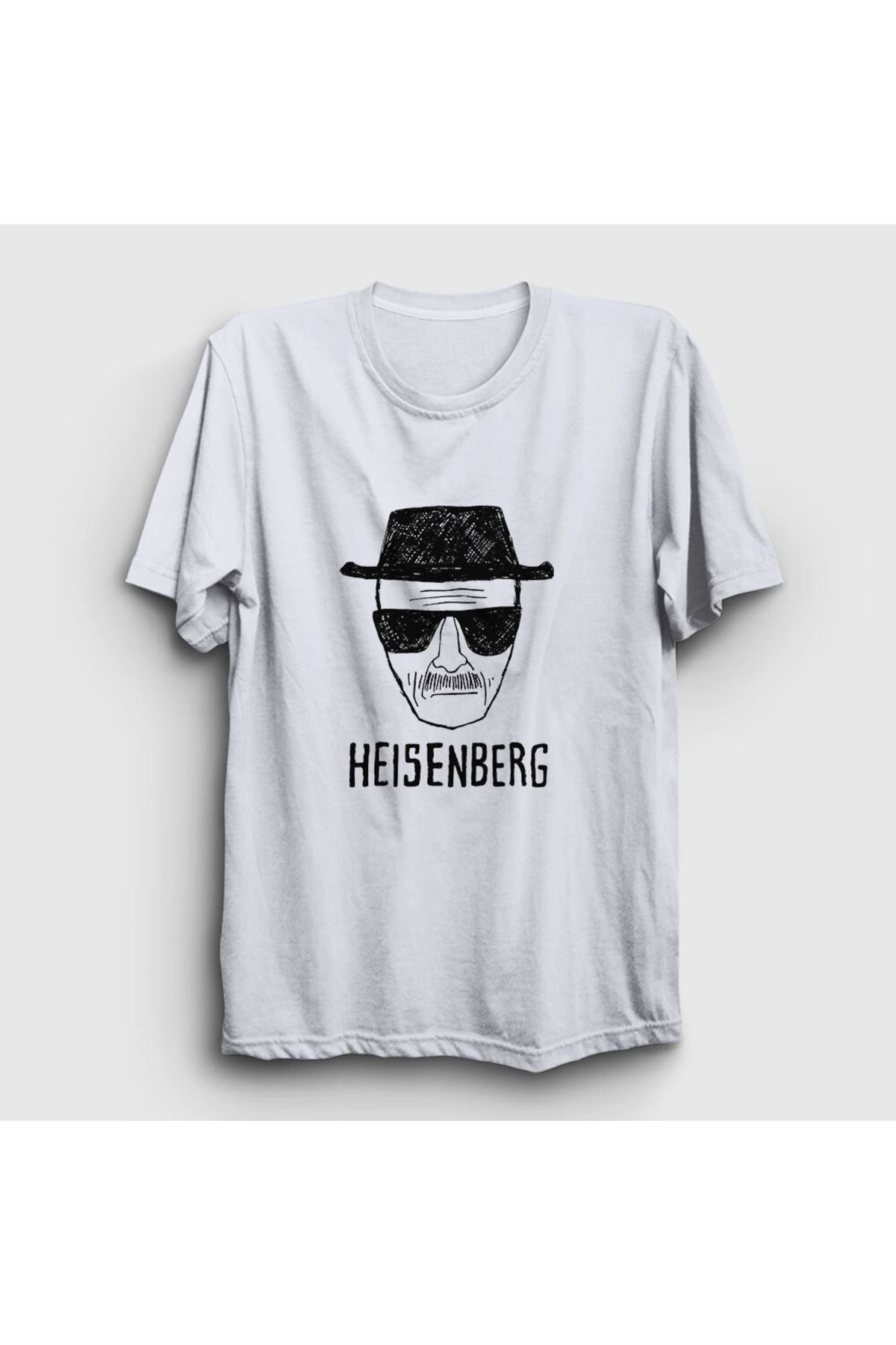Presmono Unisex Beyaz Heisenberg Breaking Bad T-shirt 184657tt