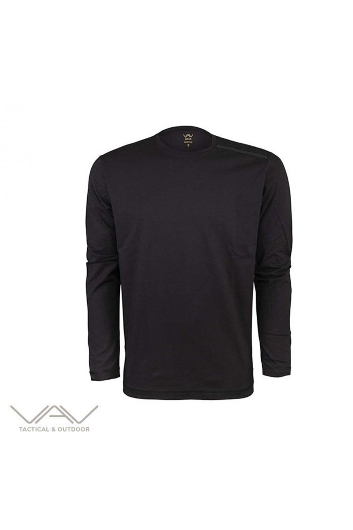 VAV WEAR Vav Baseti-04 Uzun Kol Sweatshirt Siyah L