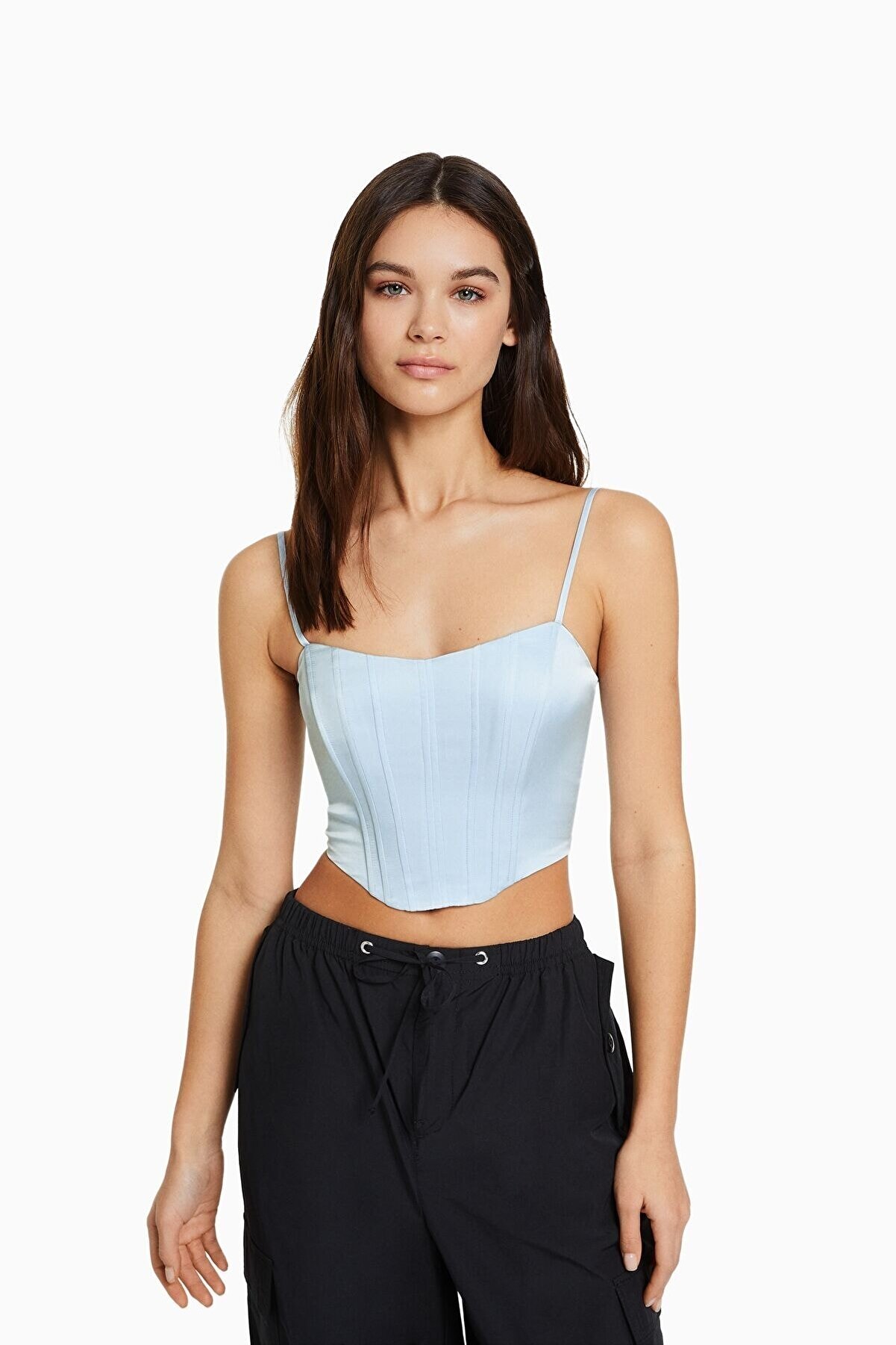 Bershka Saten Askılı Korse Top Fiyatı, Yorumları Trendyol