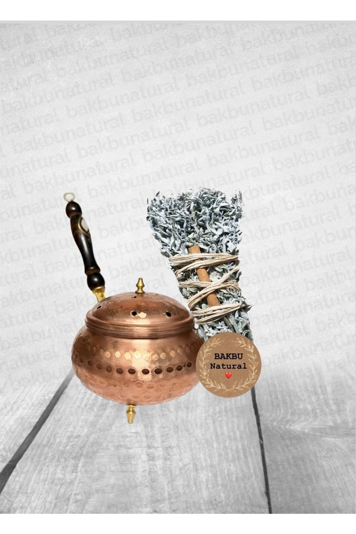 bakbunatural Bakır Tütsülük,tütsü Tava No:5 Ve Ada Çayı Tütsüsü