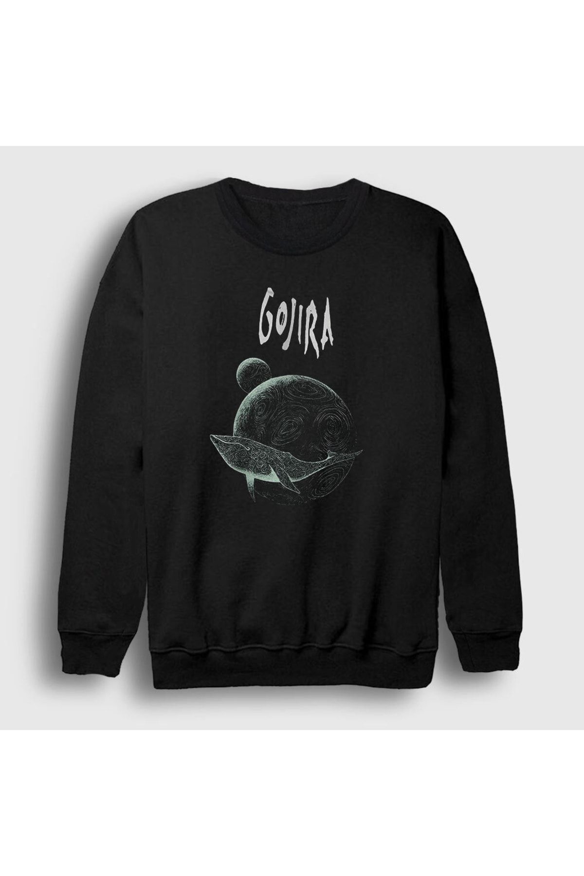 Presmono Unisex Siyah Mars To Sirius V2 Gojira Sweatshirt 53286tt