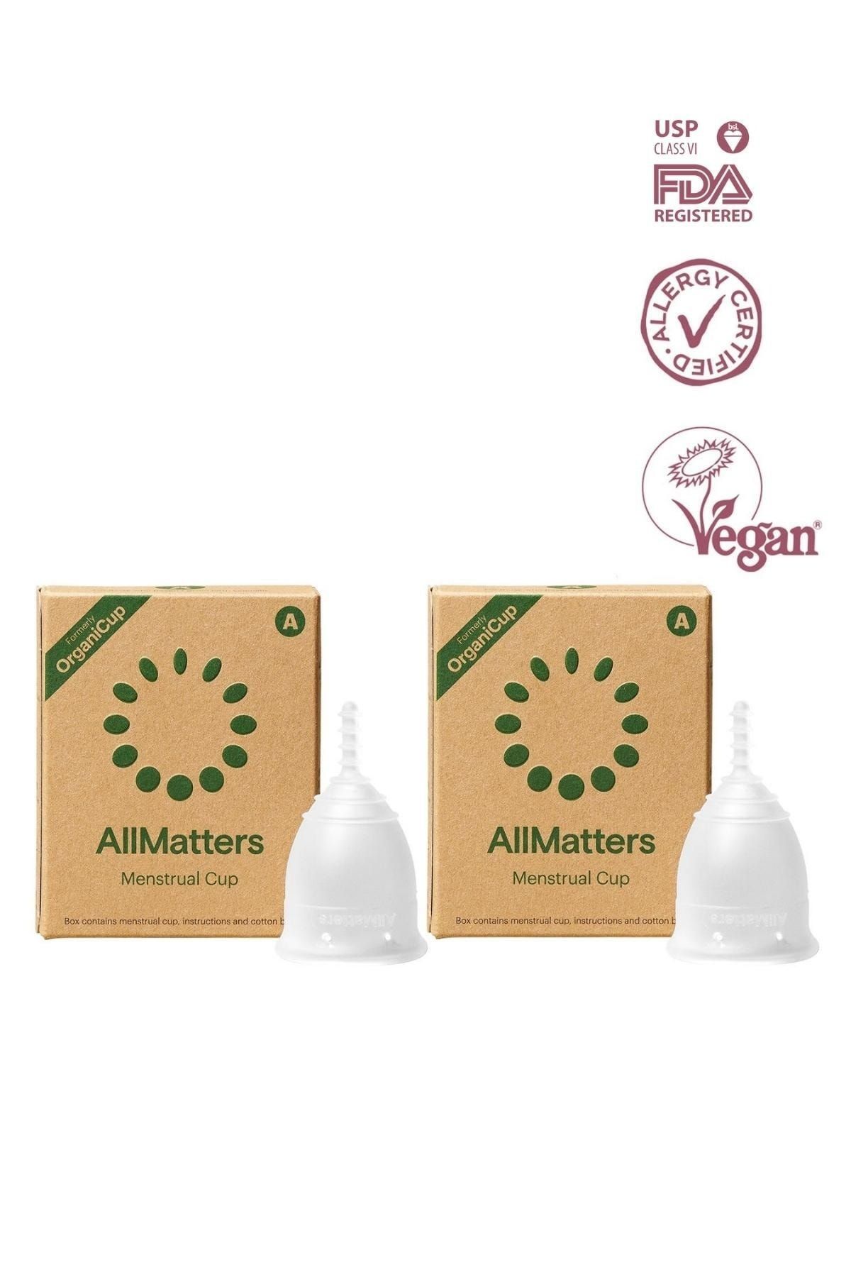 Allmatters 2'li A Model Regl Kabı - Menstrual Cup - 2 Adet A Model Menstrual Kap