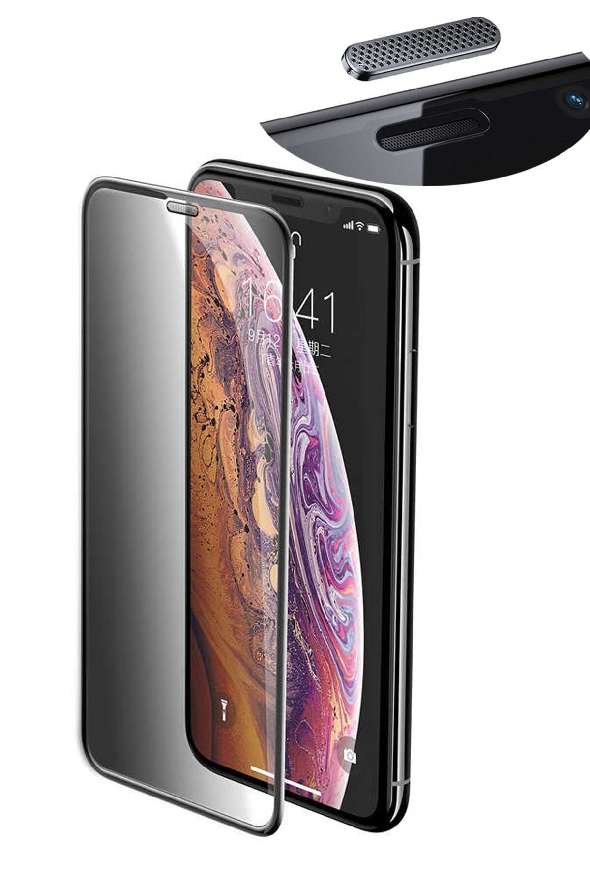 Dijimedia Apple Iphone 11 (6.1") Anti Dust Privacy Ahize Toz Koruyucu Hayalet Cam Gizlilik Filtreli