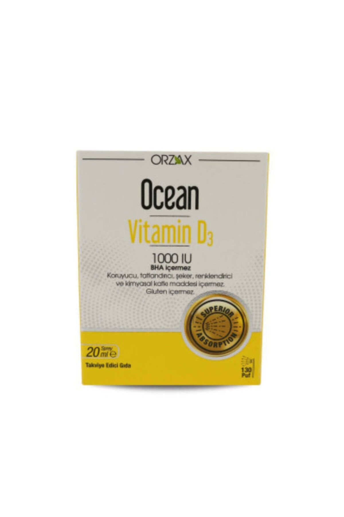Ocean Vitamin D3 1000 Iu 20 Ml Sprey