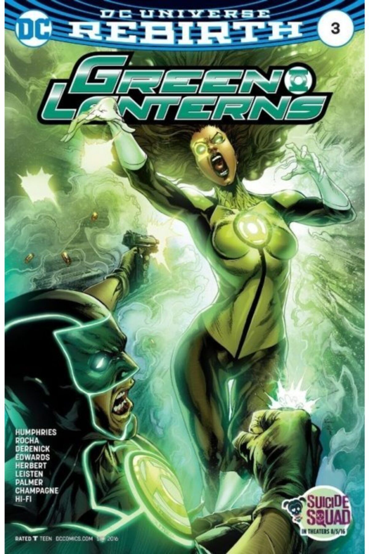 TM & DC Comics-Warner Bros Dc Universe Rebirth Green Lanterns #3 Fasikül Ingilizce Çizgi Roman