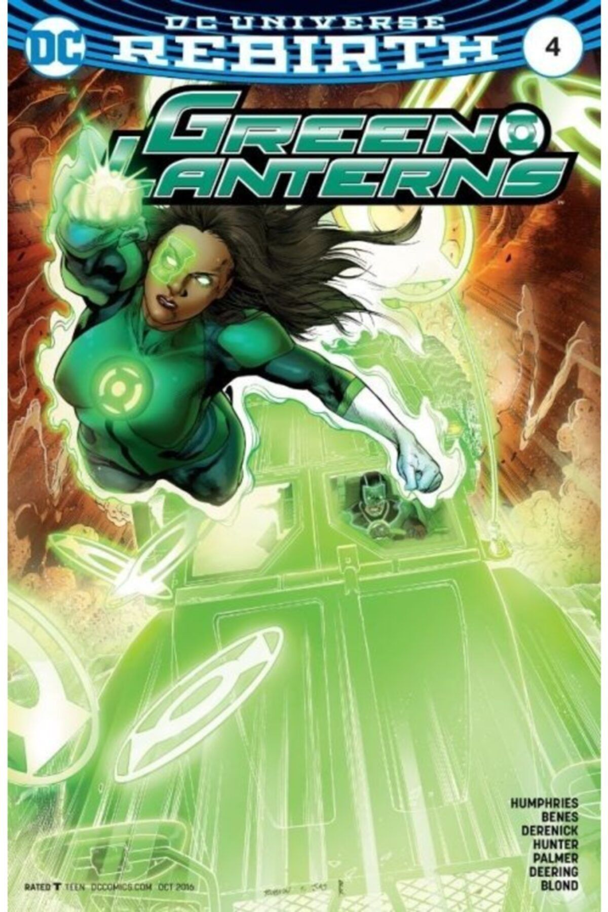 TM & DC Comics-Warner Bros Dc Universe Rebirth Green Lanterns #4 Fasikül Ingilizce Çizgi Roman