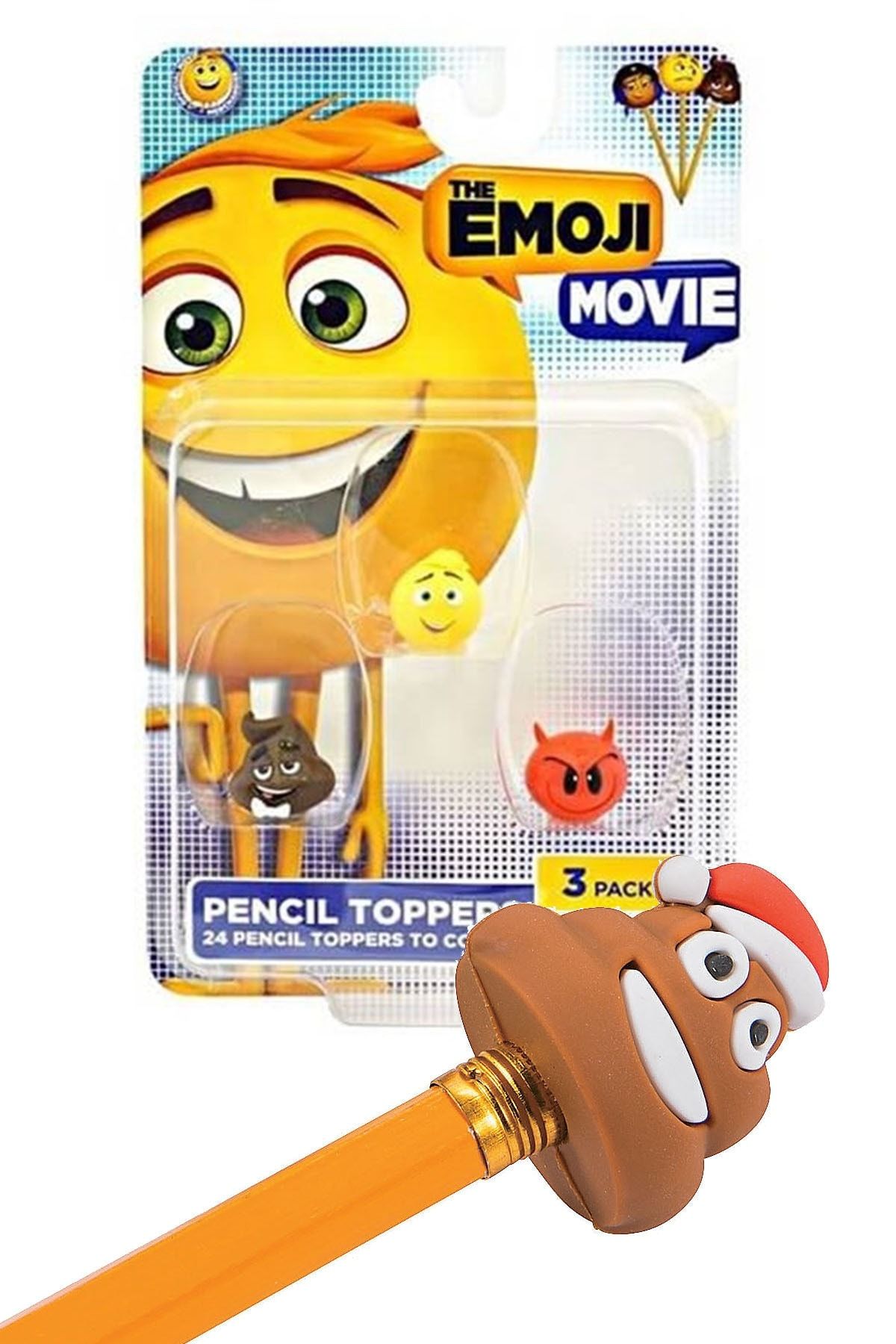 Binbirreyon The Emoji Movie Üçlü Kalem Süs Karakter Paketi Pc290
