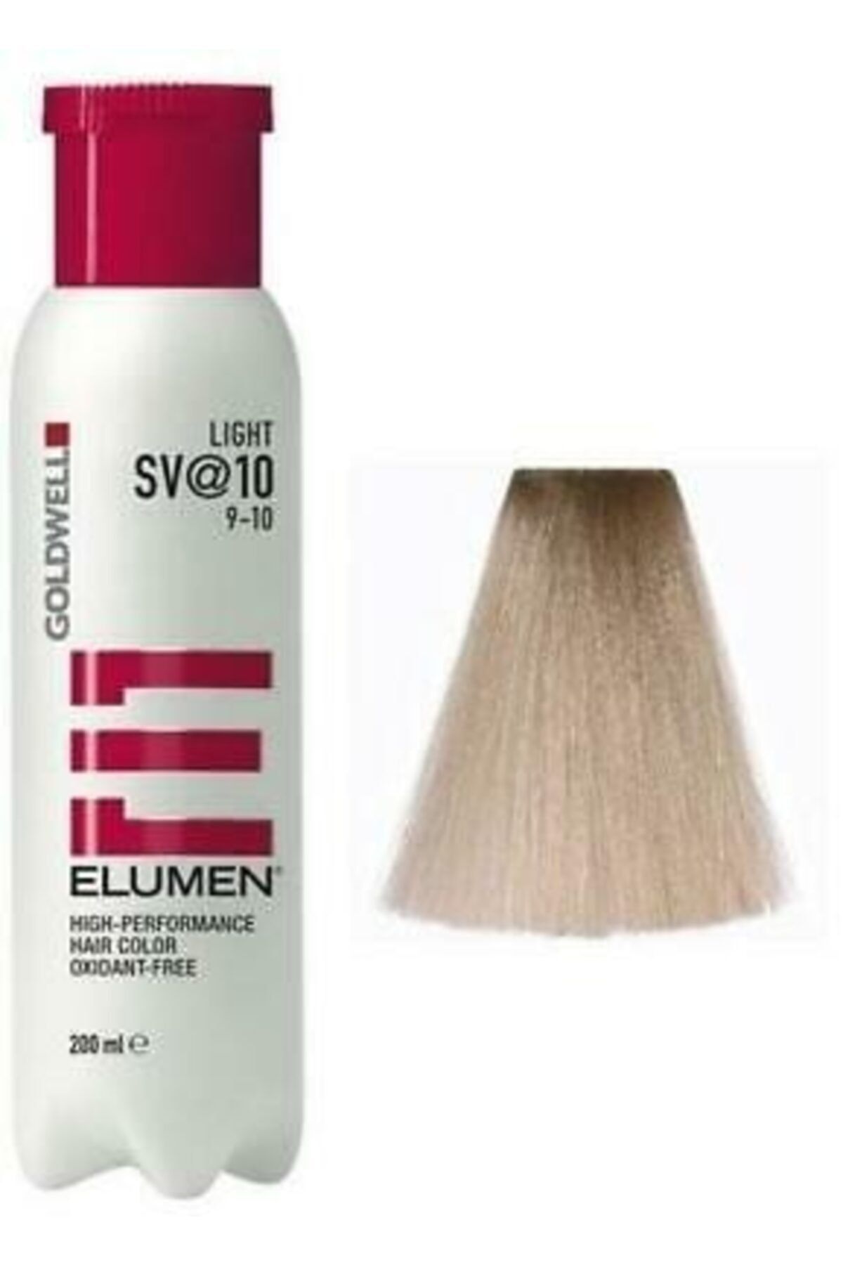 GOLDWELL Elumen Sv @ 10 Sarı Viole Gümüş Permanent Hair Dye Ammonia Free 200ml Gümüş Viole