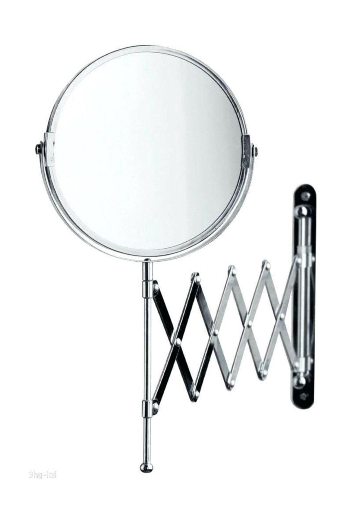 BARBUN Frack Büyüteçli Çift Taraflı Ayna Makyaj Tıraş Aynası