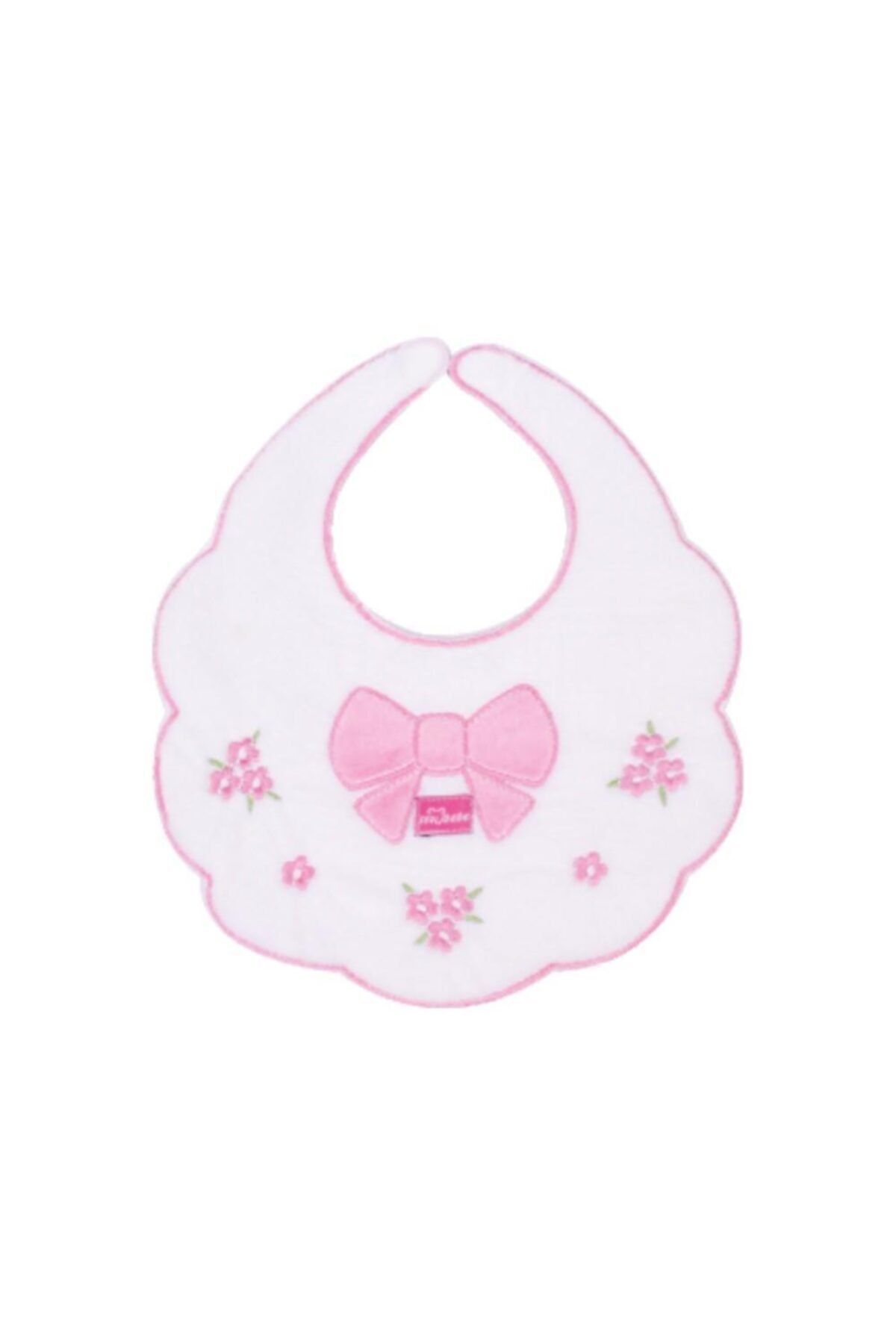Sevi Bebe Piti Çiçek Mama Önlüğü Art-28 Beyaz