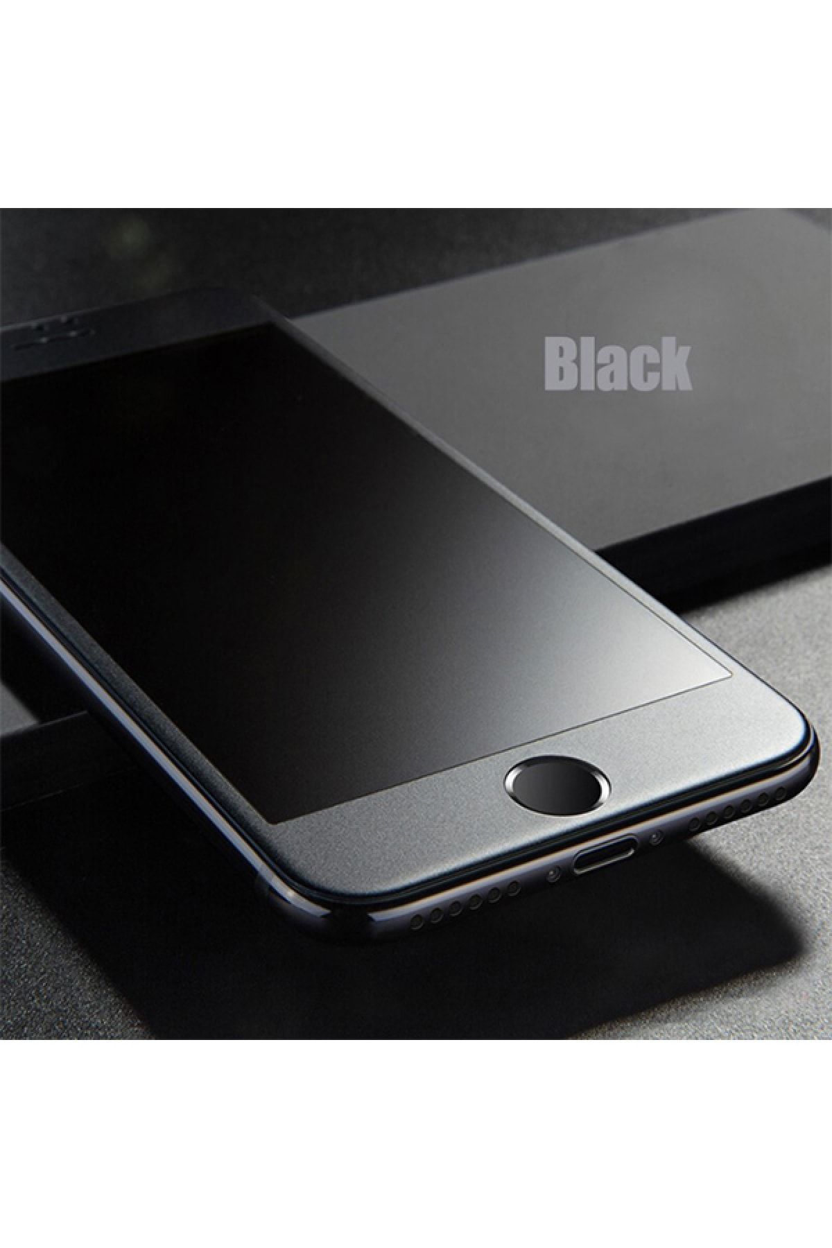 Molly Iphone 7 Uyumlu 9h 6d Mat Seramik Nano Tam Kaplayan Ekran Koruyucu ( Siyah )