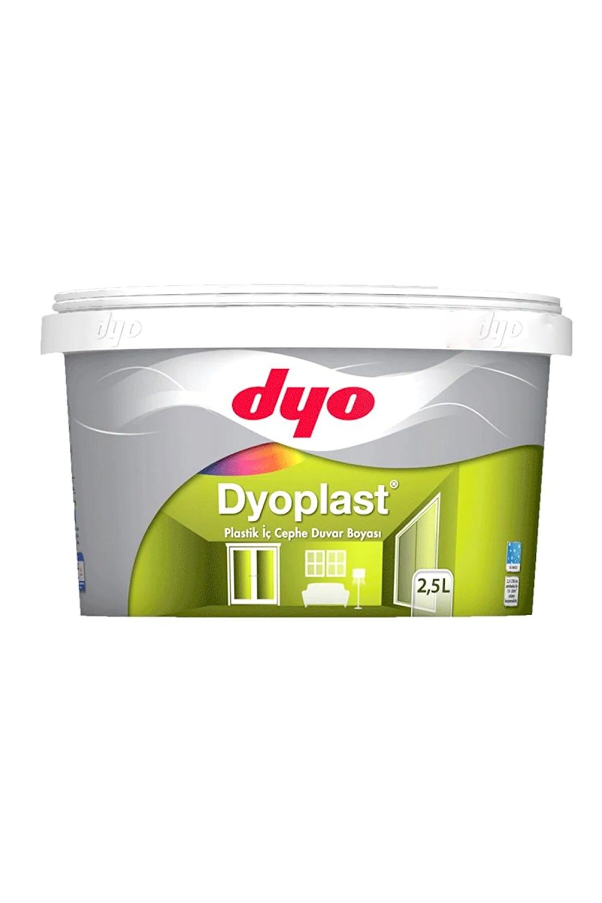 Dyo Plast Iç Cephe Boyası 2.5 Lt (tüm Renkler)