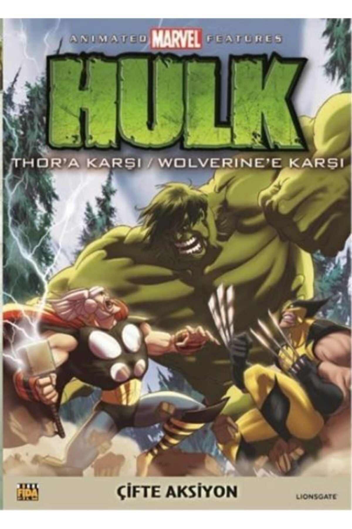 MARVEL Hulk Thor'a Karşı ve Hulk Wolverine'e Karşı Dvd