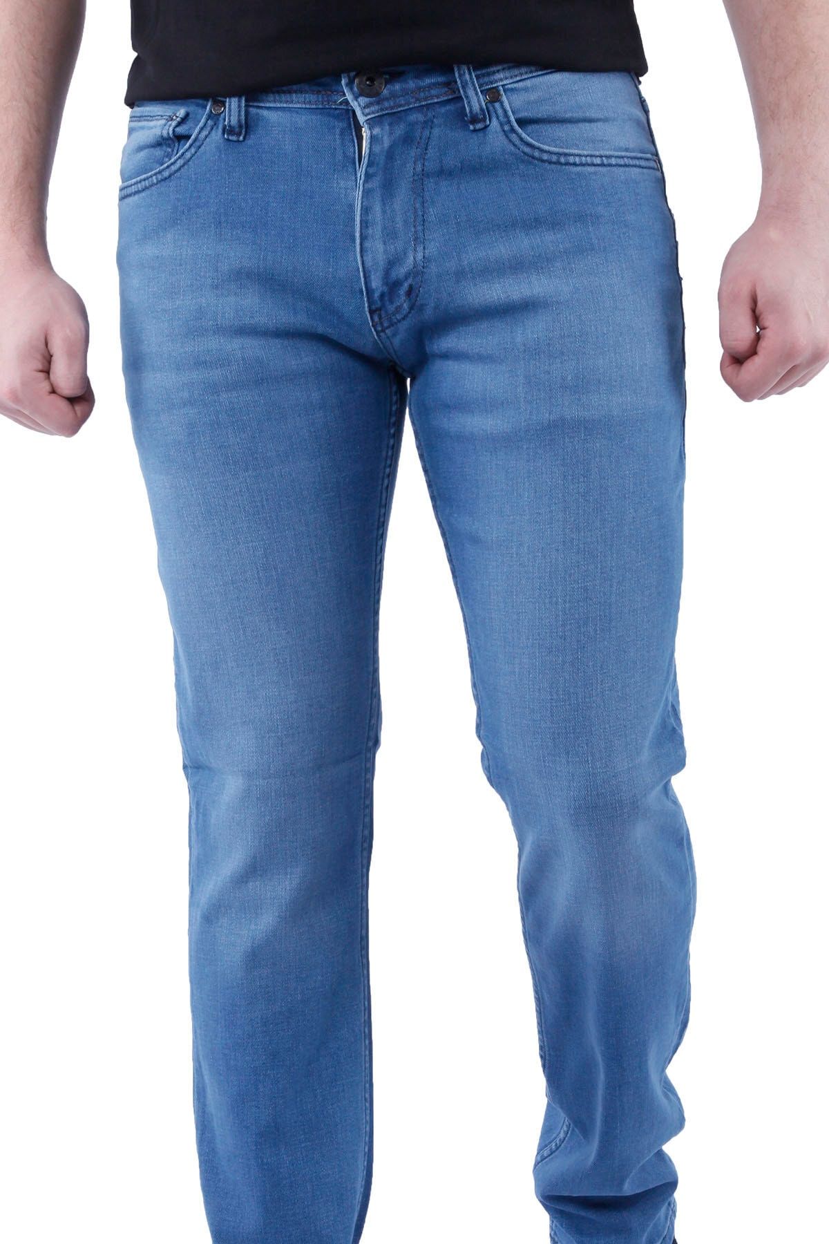 Canelia Erkek Açık Mavi Regular Fit Kot Jeans
