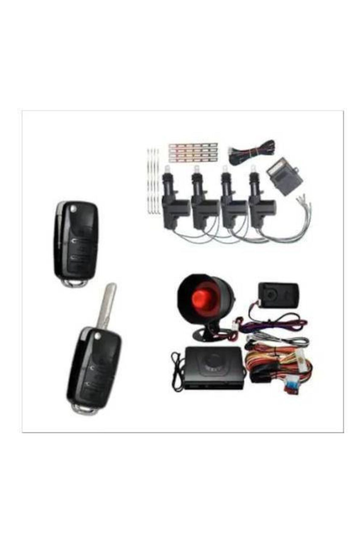 DORCAR Sustalı Model Oto Alarm Seti + Oto Merkezi Kilit Sistemi