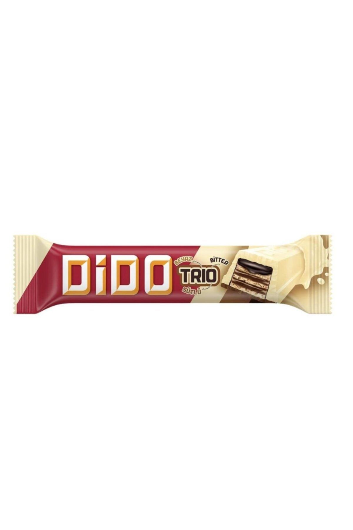 Ülker Dido Trio Beyaz Çikolatalı Gofret 6 Adet