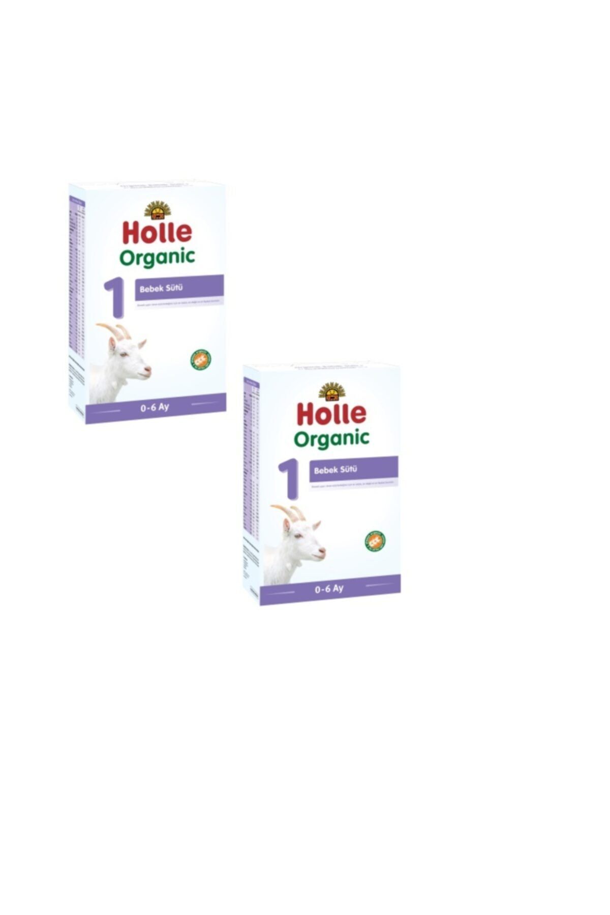 Holle Organik 1 Keçi Sütü Bebek Formülü 400 gr 2'li Paket