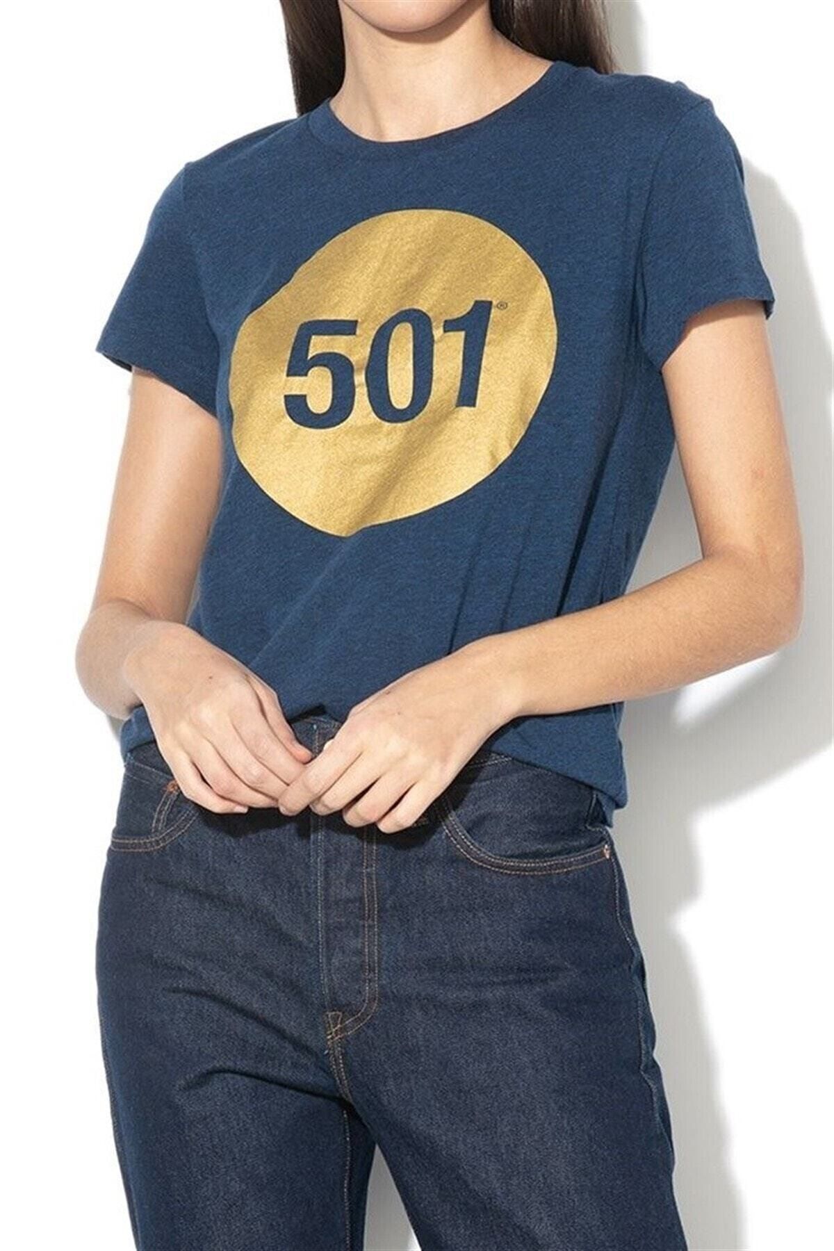 Levi's Kadın 501 Logo T Shirt