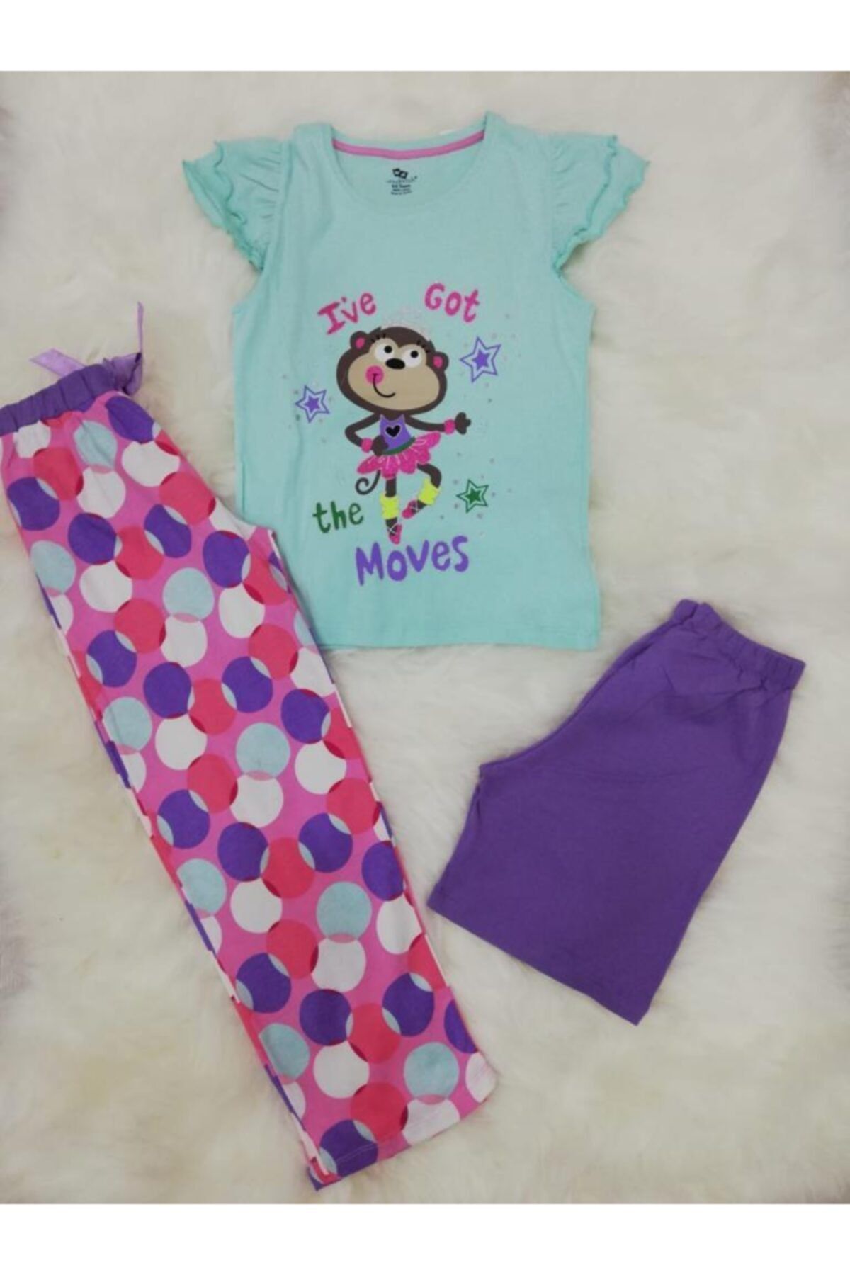 Wonder Kids Kız Çocuk Pijama Takımı
