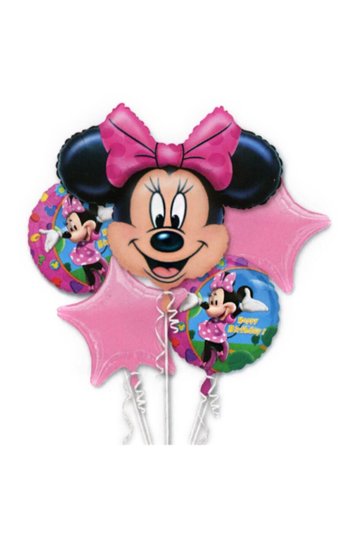 Organizasyon Pazarı Minnie Mouse 5'li Folyo Balon Set