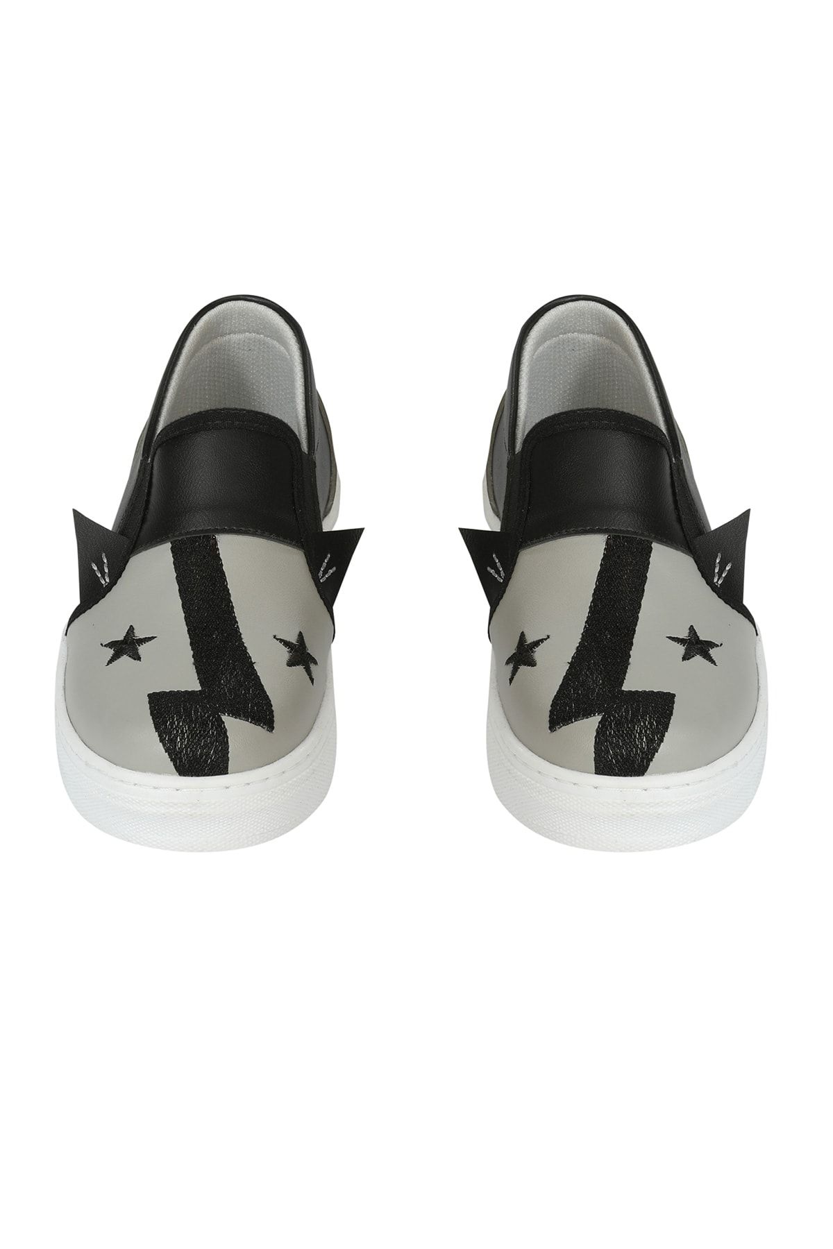 ZENOKIDO Erkek Çocuk Siyah Şimşek Star Sneakers Ayakkabı