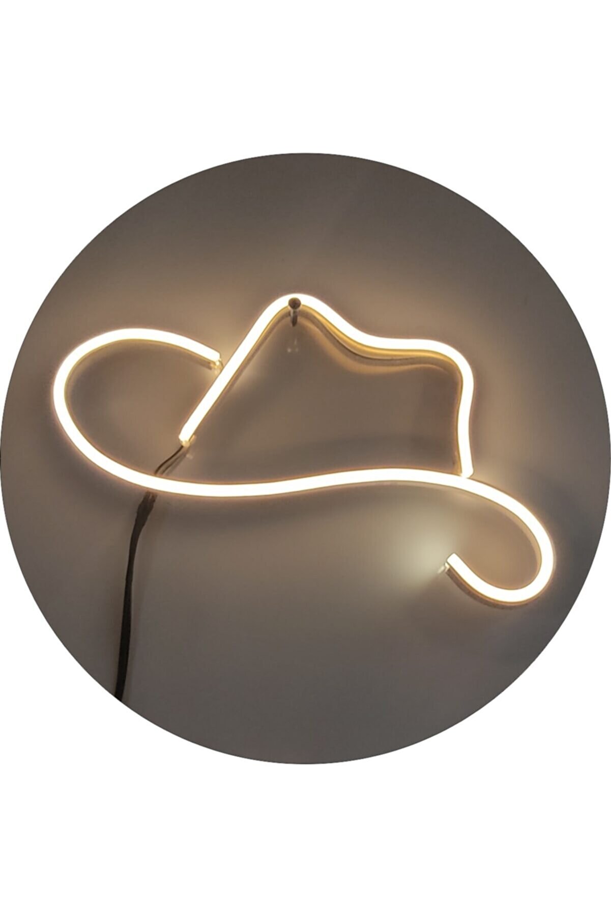 euroneon Neon Led Hortum Figür Şekil Hediyelik Eşya Şapka Işık