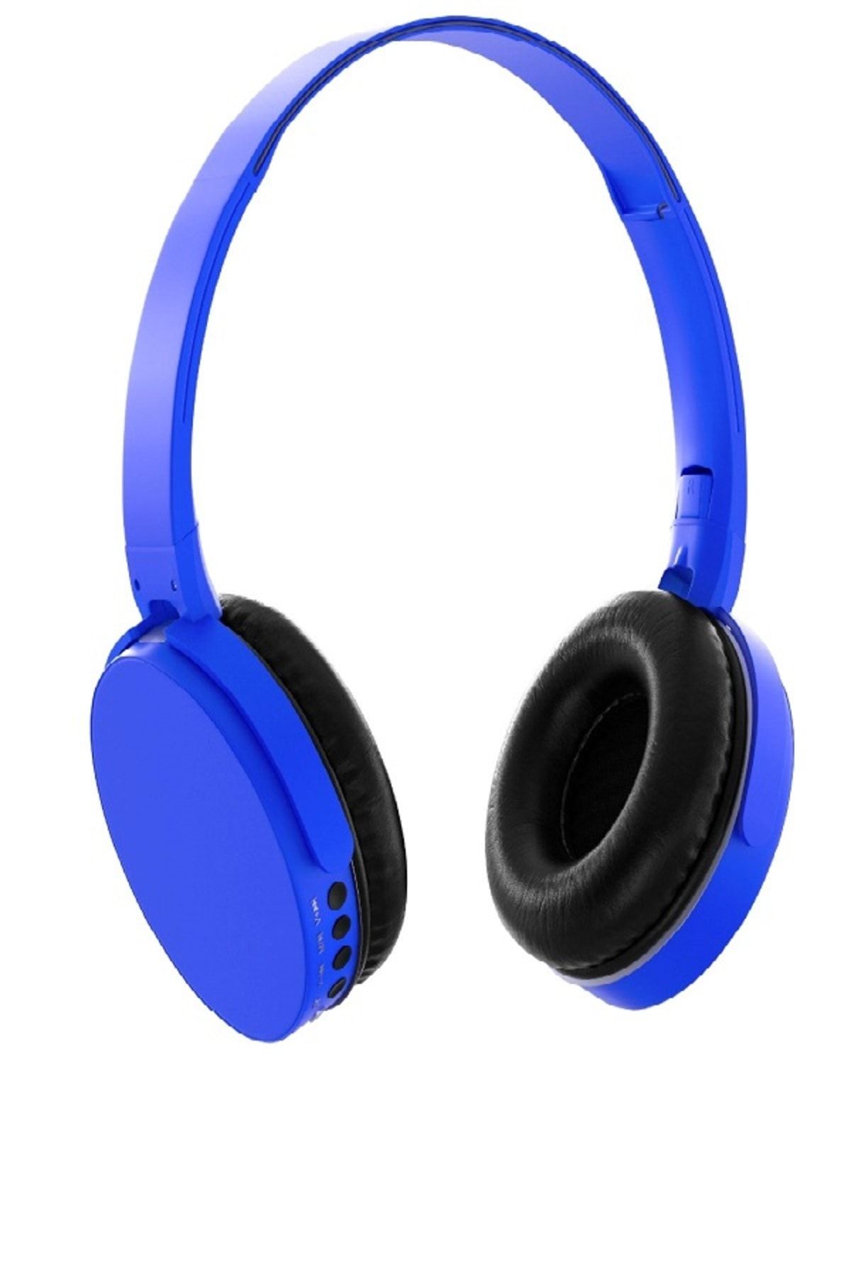 MF PRODUCT 0235 Kablosuz Kulak Üstü Bluetooth Kulaklık Mavi