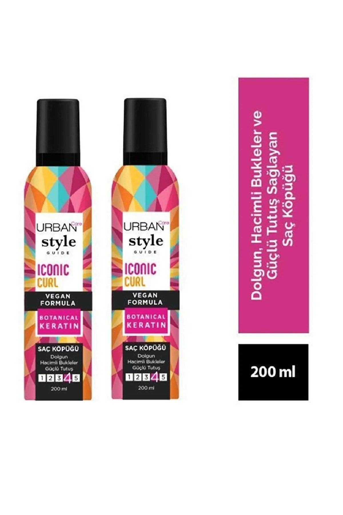 Urban Care Style G.köpük Iconıc Curl Güçlü Tutuş 200ml X 2 Adet