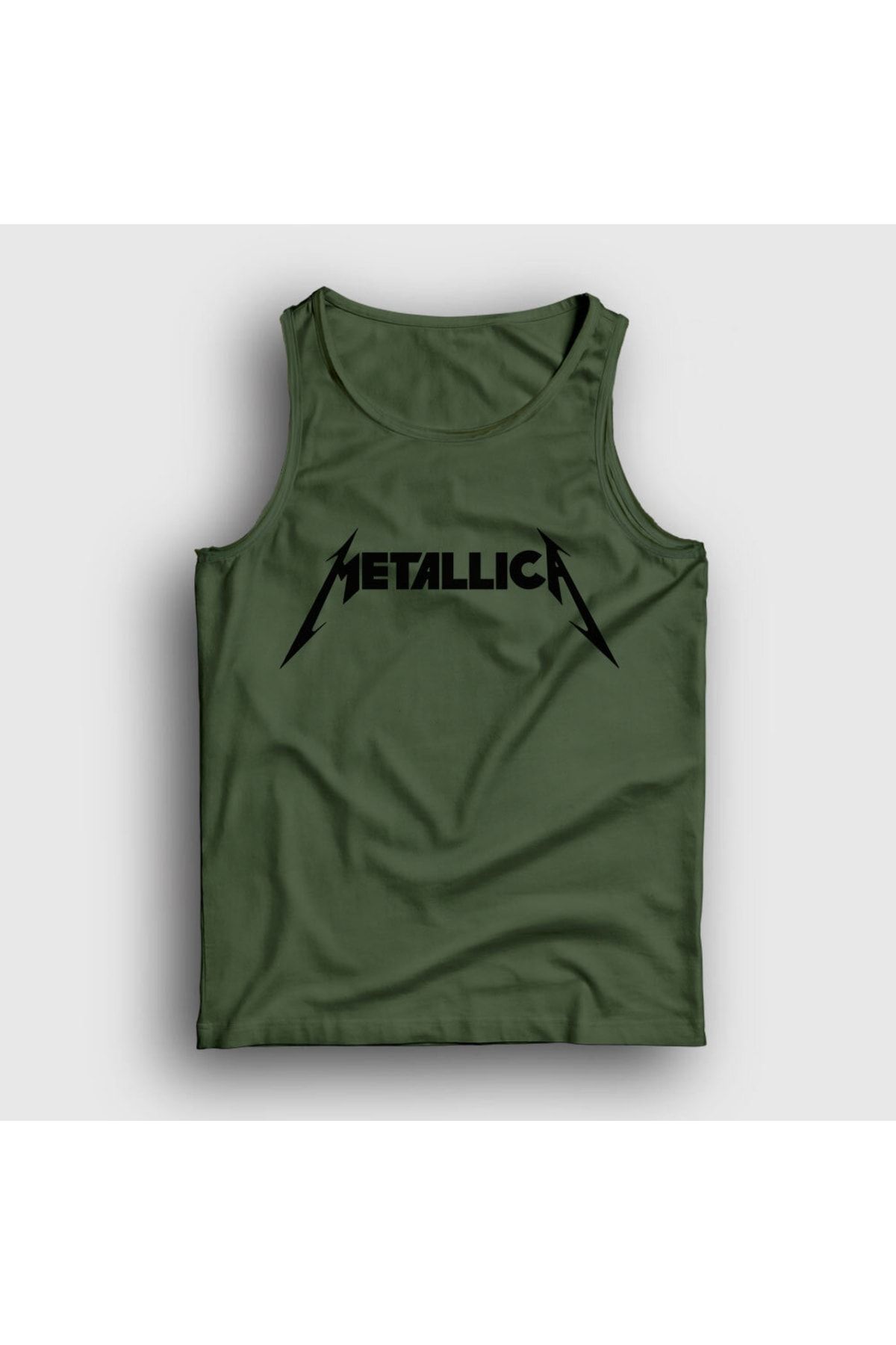 Presmono Unisex Haki Logo Metallica Atlet 67130tt
