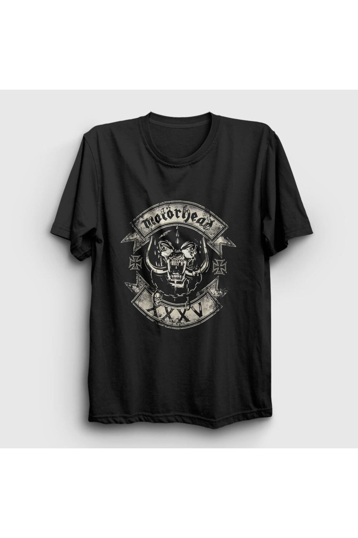 Presmono Unisex Siyah Xxxv Motörhead T-shirt 69523tt