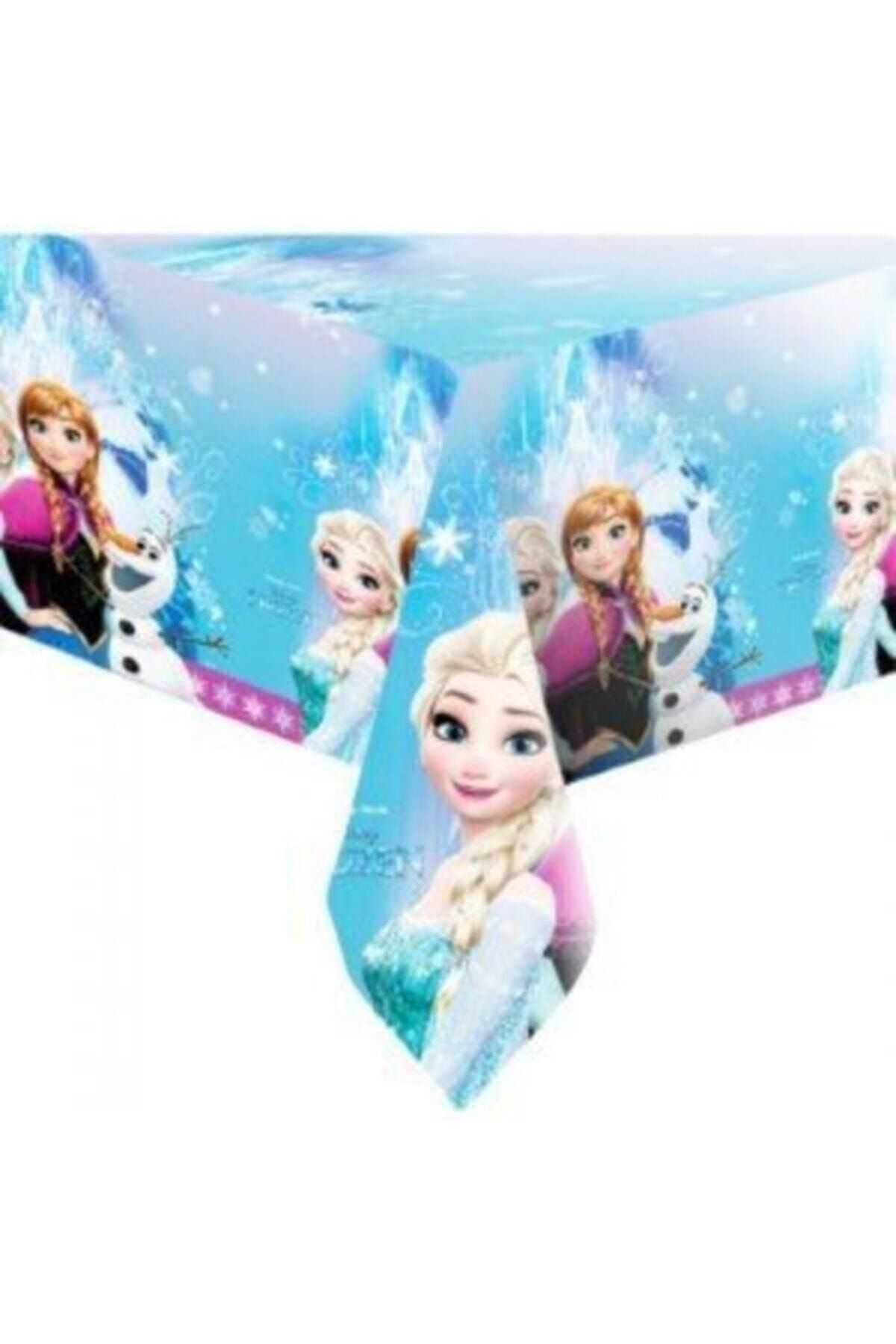 FOKUL Elsa Frozen Karlar Ülkesi Parti Temalı 120cm X 180cm Masa Örtüsü