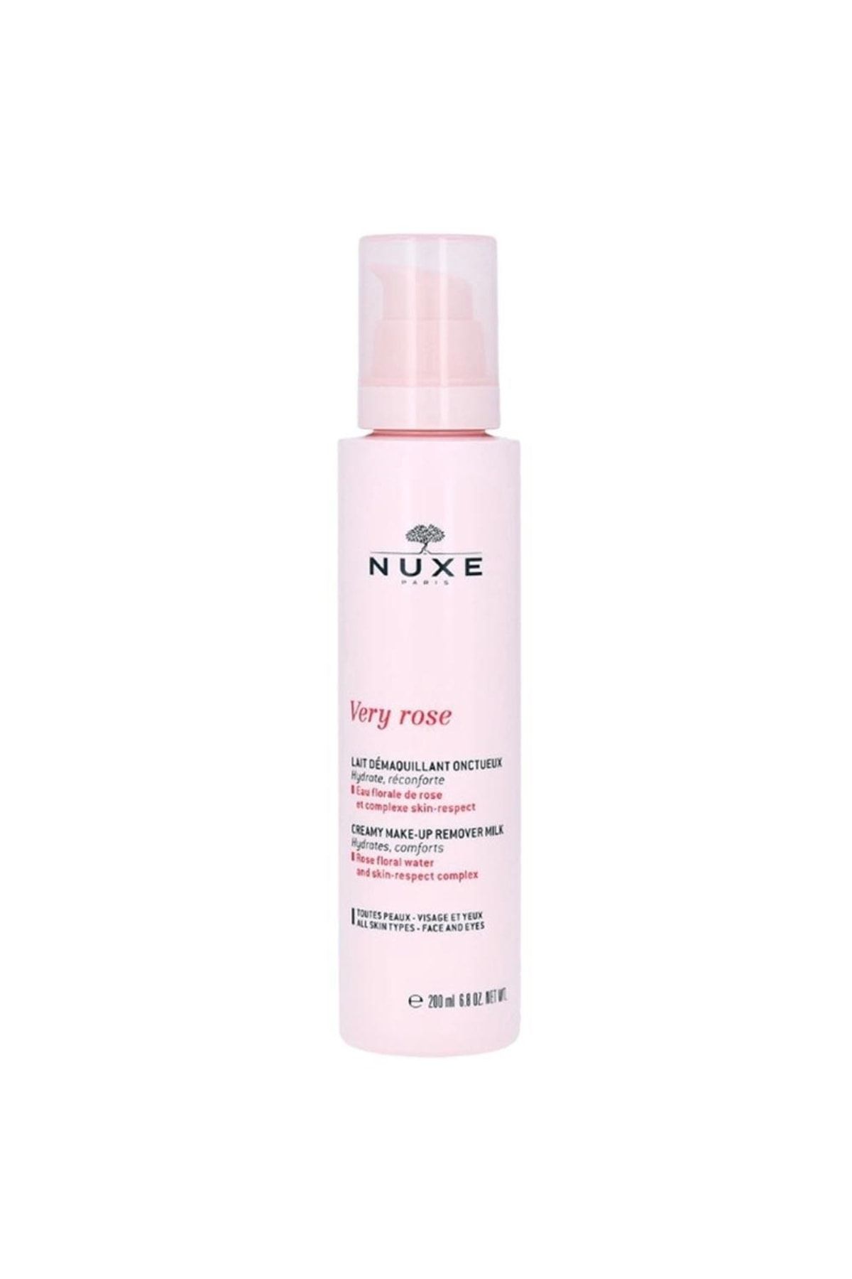 Nuxe Very Rose Gül Özlü Nemlendirici Yumuşatıcı Makyaj Temizleme Sütü 200ml