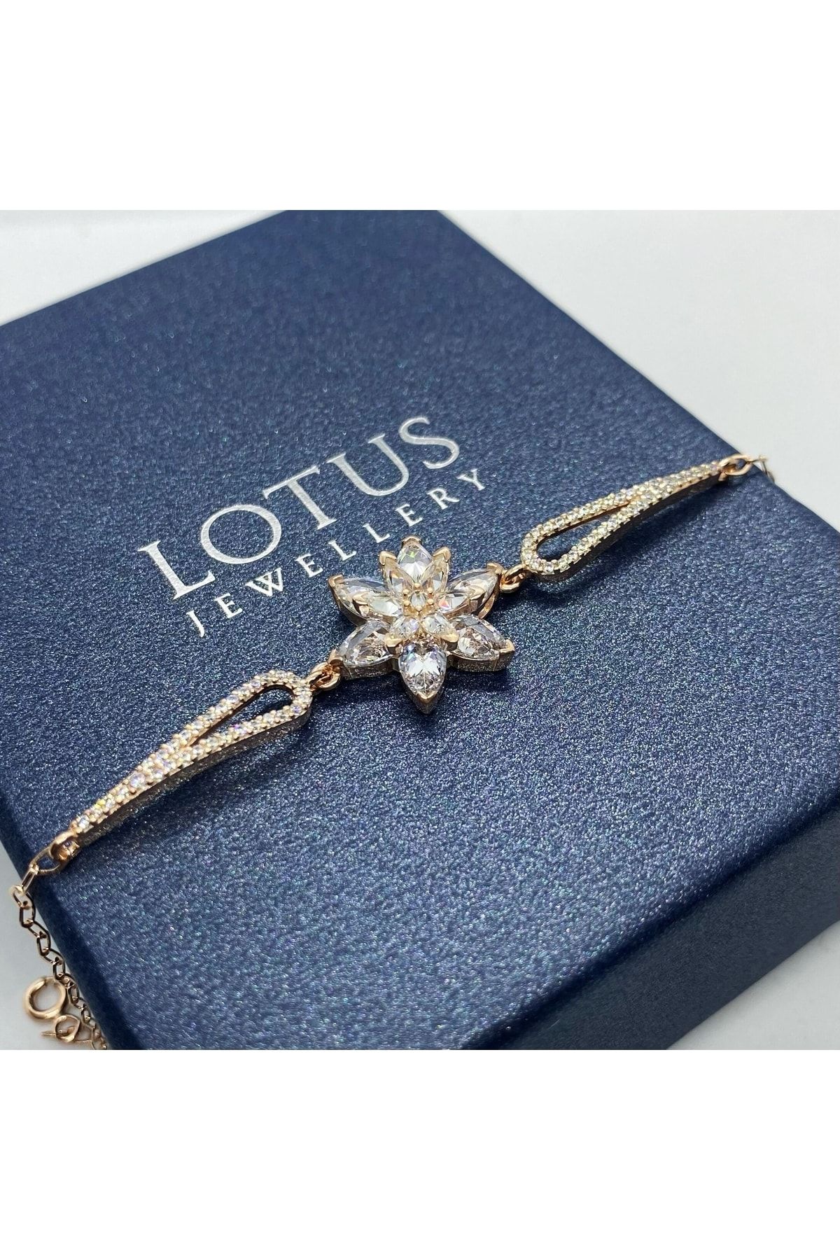 LOTUS JW Lotus Çiçeği Bileklik | 925 Ayar Gümüş Bileklik