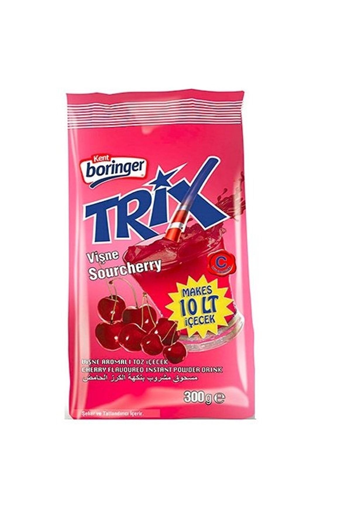 Kent Boringer Trix Vişne Aromalı Toz Içecek 300 Gr*12 Adet