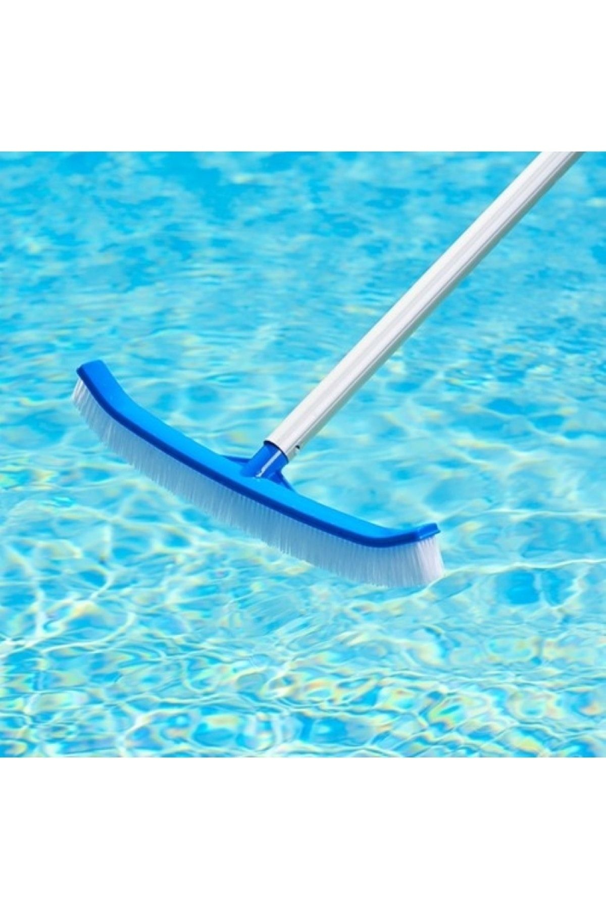 Waterfun Kıvrık Plastik Telli Havuz Fırçası / Curved Plastic Wire Bristle Head - Lions Pool