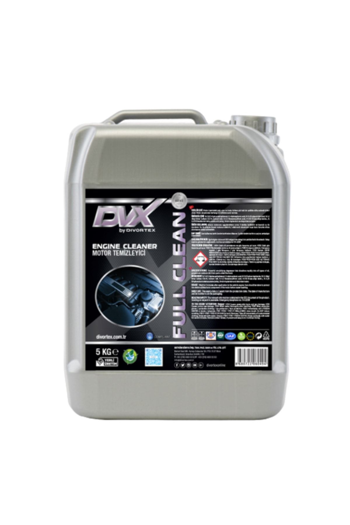 Divortex Full Clean Motor Temizleme Sıvısı 5 Kg.