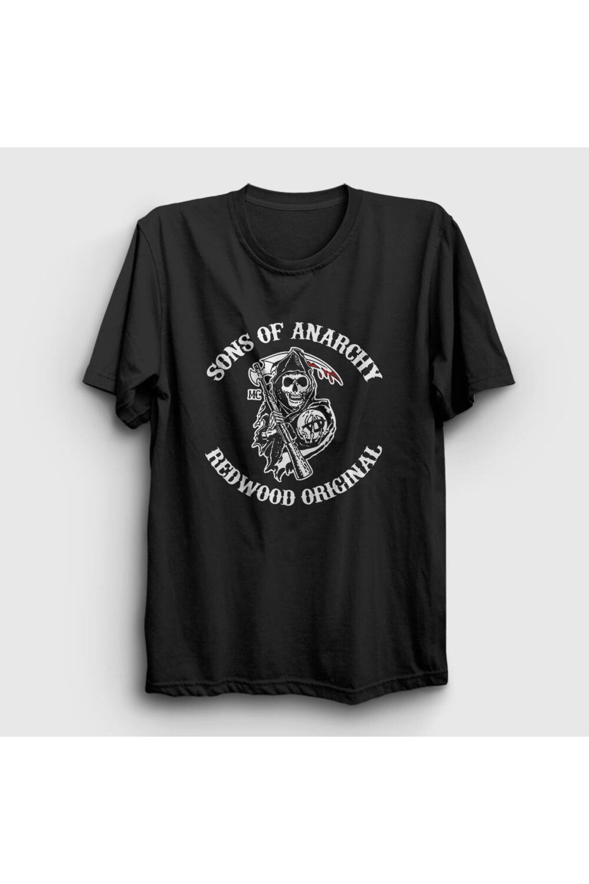 Presmono Unisex Siyah Redwood Sons Of Anarchy T-shirt 215780tt