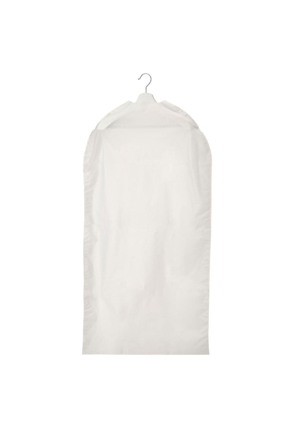 IKEA Renshacka 105x60 Cm Beyaz Şeffaf Elbise Giysi Kılıfı Koruyucu