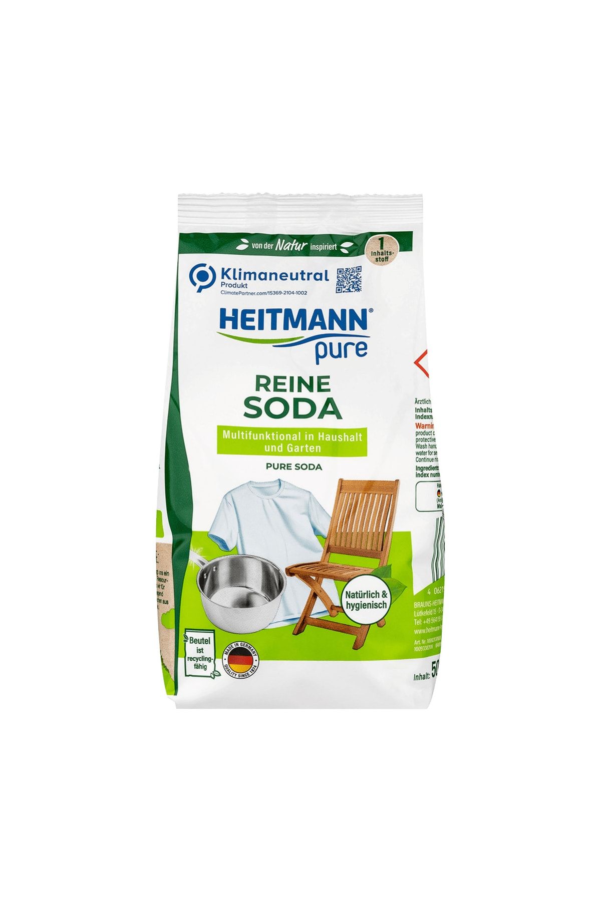 HEITMANN Pure Saf Soda Toz 500g