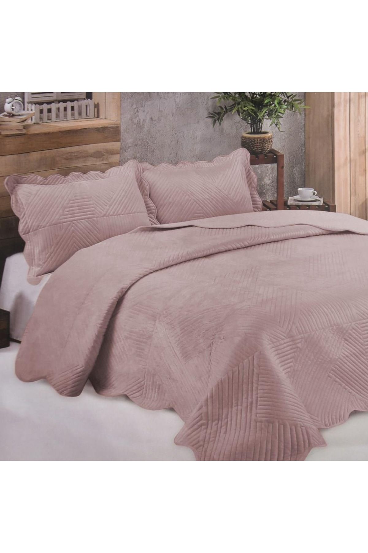 Kristal Tek Kişilik Microplush Yatak Örtüsü