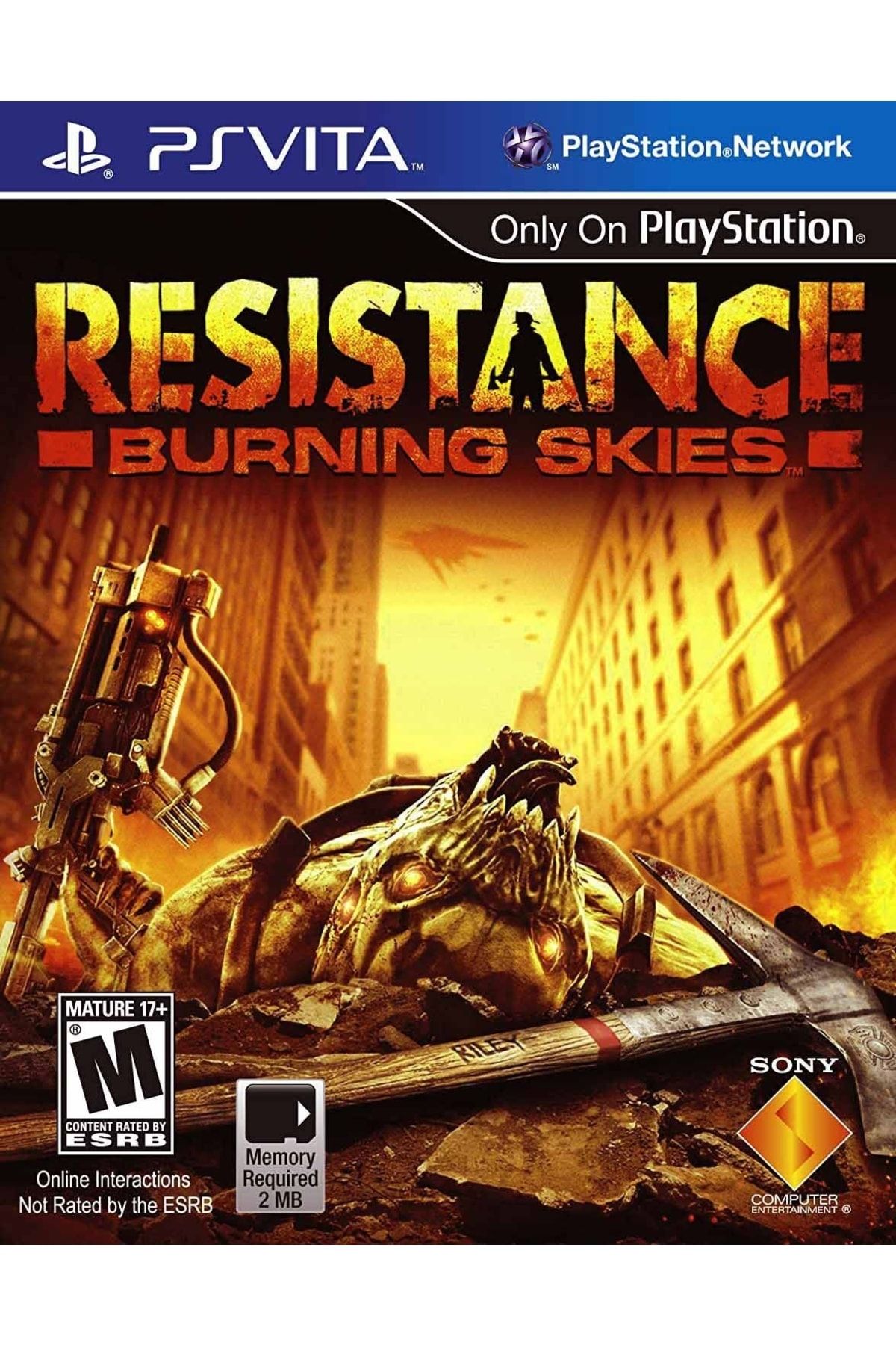 Sony Resistance Burning Skies Playstation Vita Oyun Orjinal Ps Vita Oyun