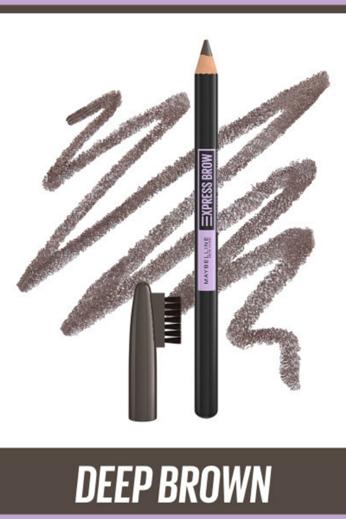 Maybelline New York Express Brow Shaping Pencil 05 Deep Brown