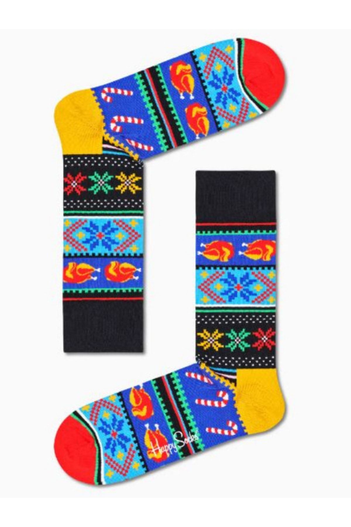 Happy Socks Ithal Özel Seri Unisex Renkli Soket Happy Holiday Çorap