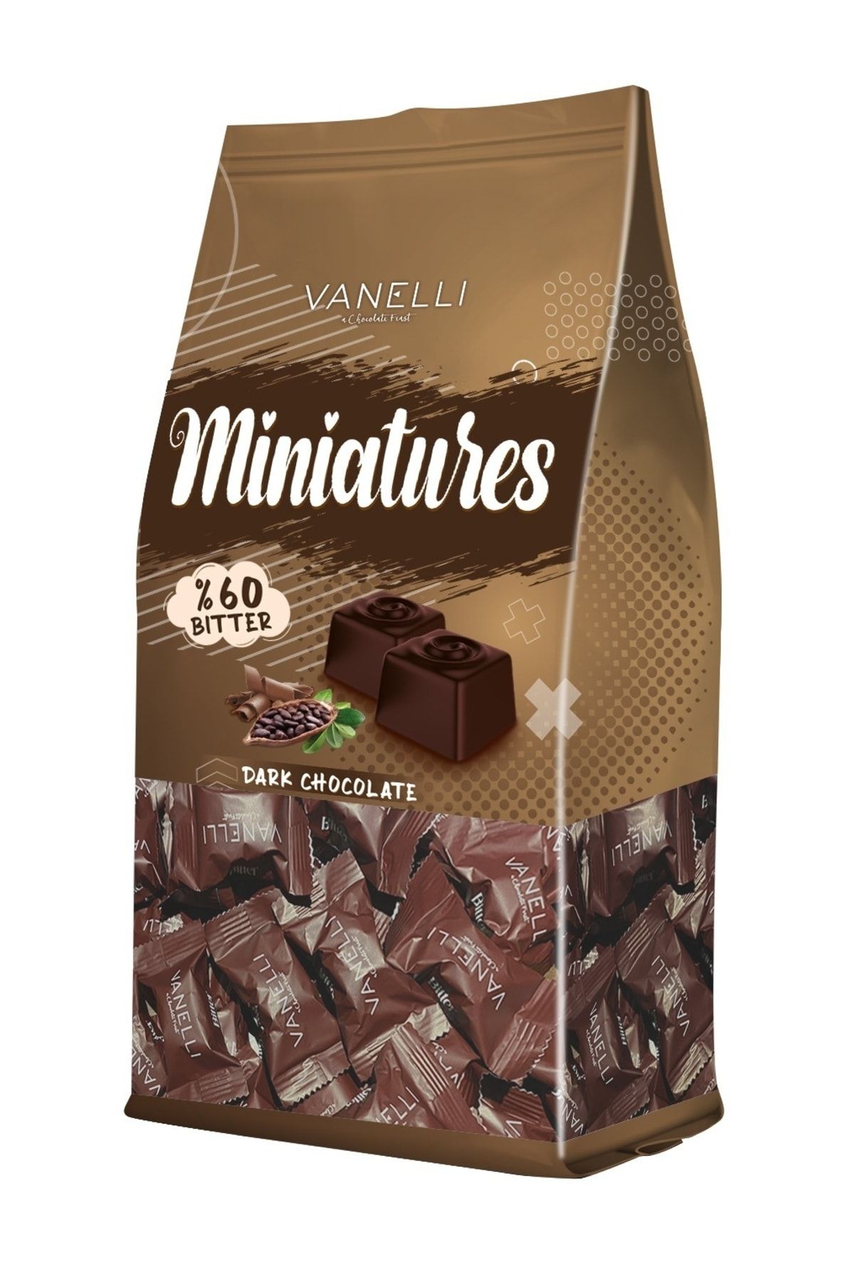 Vanelli Miniatures Bitter Çikolata 800g