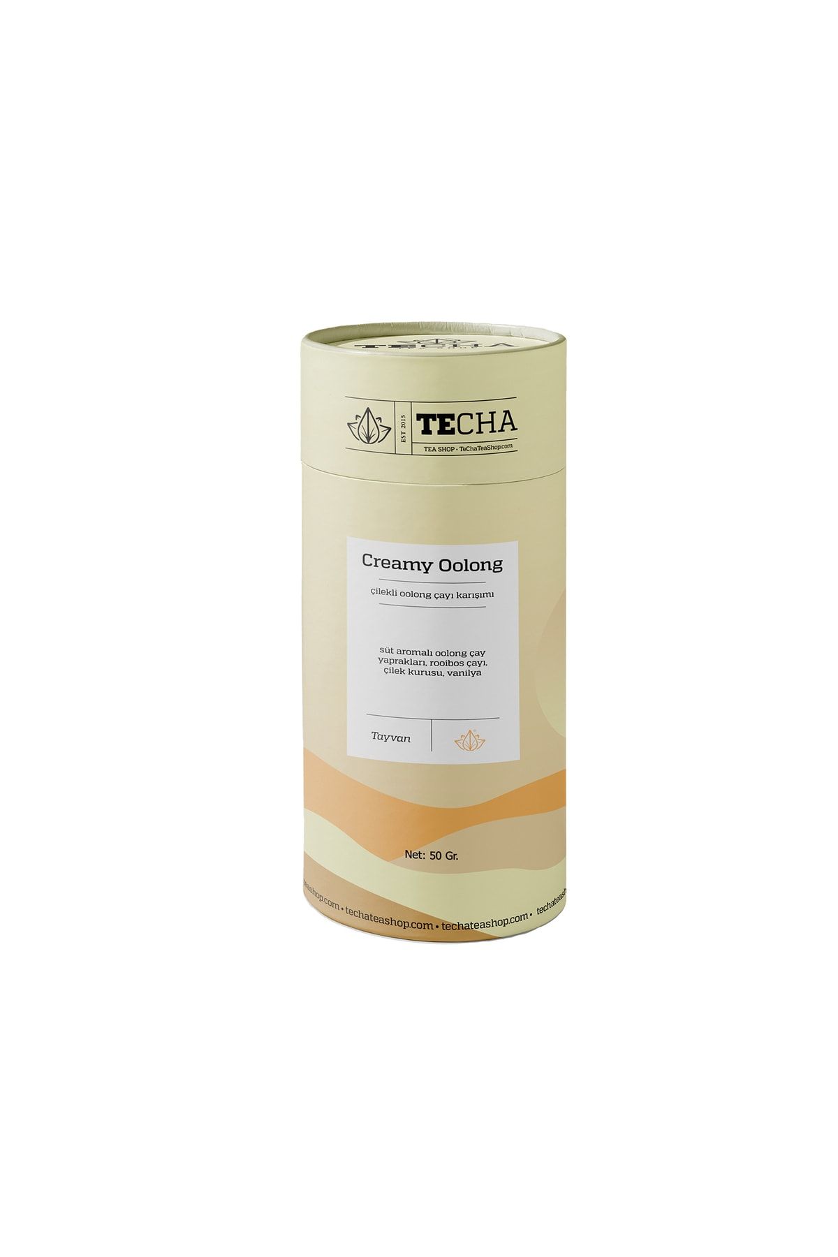 Te Cha Tea Creamy Oolong - Vanilya Ve Çilekli Oolong Çayı 50gr
