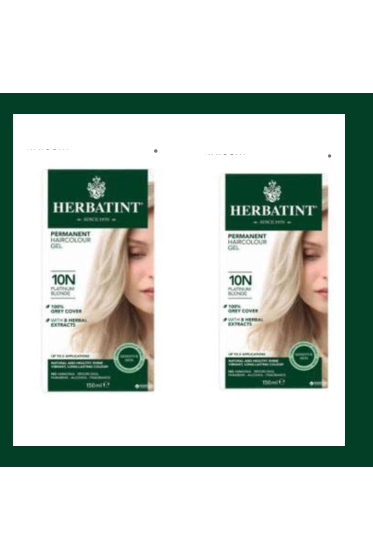 Herbatint Kalıcı Bitkisel Saç Boyası No.10n Platin Sarıx2 Li